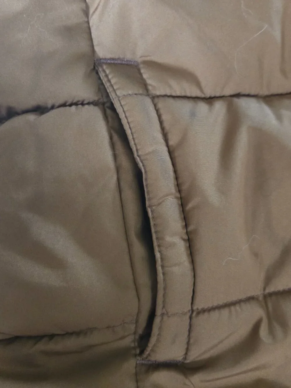 GAP Kids Unisex Quilted Puffer Vest Gilet Colorblock Black Brown Size XL